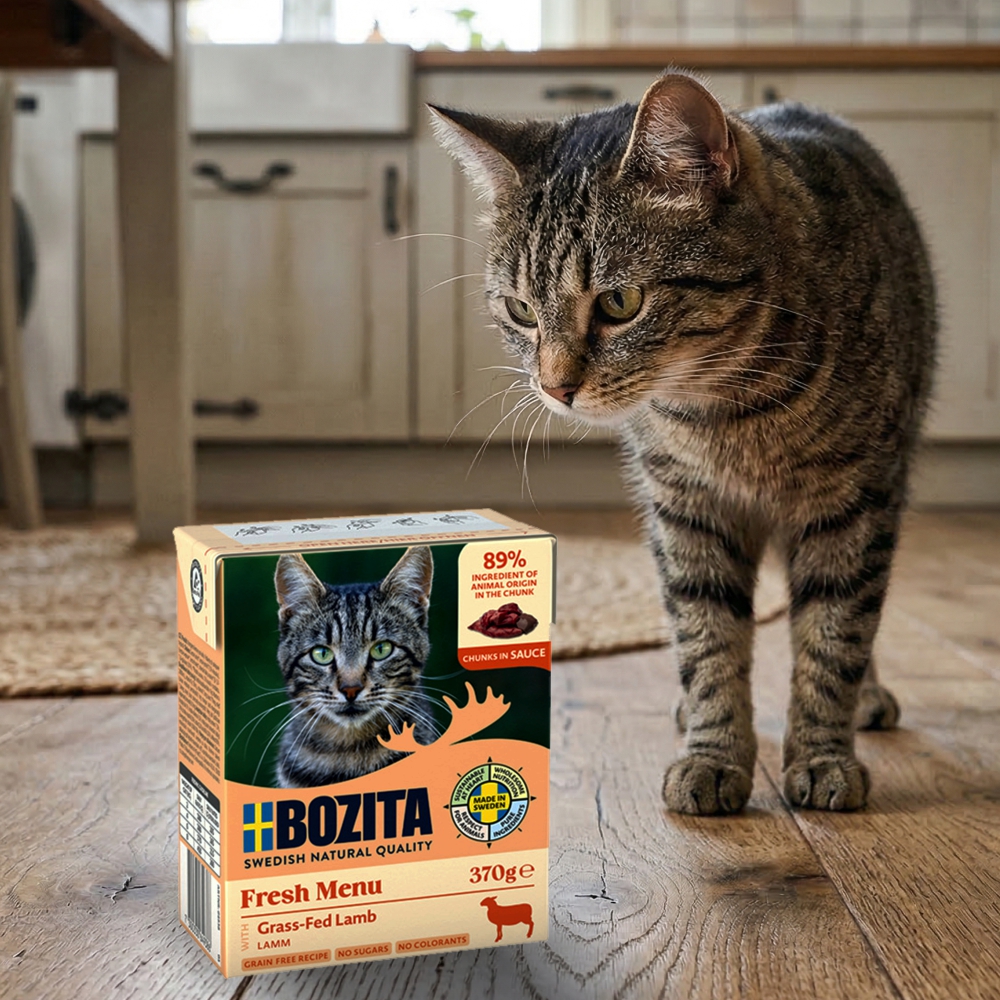 BOZITA Karma Mokra dla Kota Jagnięcina w Sosie Zestaw 9x370g